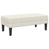 vidaXL Παγκάκι Κρεμ 113 x 57 x 39 εκ. Βελούδο