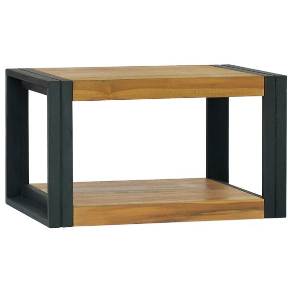 vidaXL Έπιπλο Μπάνιου Επιτοίχιο 60x45x35 εκ. από Μασίφ Ξύλο Teak
