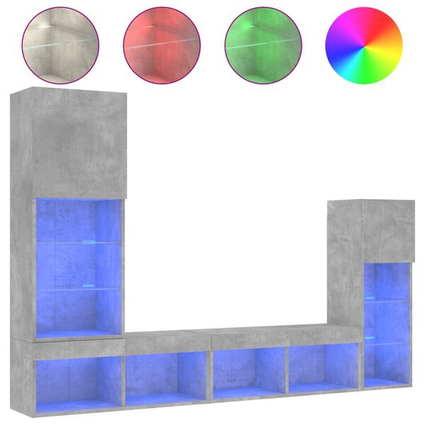 vidaXL Έ&pi;&iota;&pi;&lambda;&alpha; &Tau;&omicron;ί&chi;&omicron;&upsilon; &Tau;&eta;&lambda;&epsilon;ό&rho;&alpha;&sigma;&eta;&sigmaf; 4 &tau;&epsilon;&mu;. LED &Gamma;&kappa;&rho;&iota; &Sigma;&kappa;&upsilon;&rho;. &alpha;&pi;ό &Epsilon;&pi;&epsilon;&xi;. &Xi;ύ&lambda;&omicron;