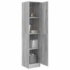 vidaXL Ψηλό Ντουλάπι Γκρι sonoma 35 x 39 x 168 εκ Επεξεργασμένο ξύλο