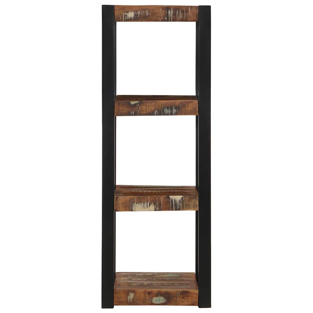 vidaXL Ράφι τοίχου Πολύχρωμο 35x35x100 cm Στερεό ξύλο ανακτημένο