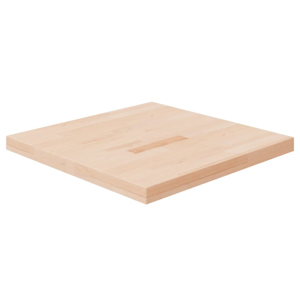 vidaXL Επιφάνεια Τραπεζιού Τετράγωνη 60x60x4 εκ. Μασίφ Ξύλο Δρυς