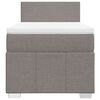 vidaXL &Kappa;&rho;&epsilon;&beta;ά&tau;&iota; Boxspring &mu;&epsilon; &Sigma;&tau;&rho;ώ&mu;&alpha; Taupe 90x200 &epsilon;&kappa;. &Upsilon;&phi;&alpha;&sigma;&mu;ά&tau;&iota;&nu;&omicron;
