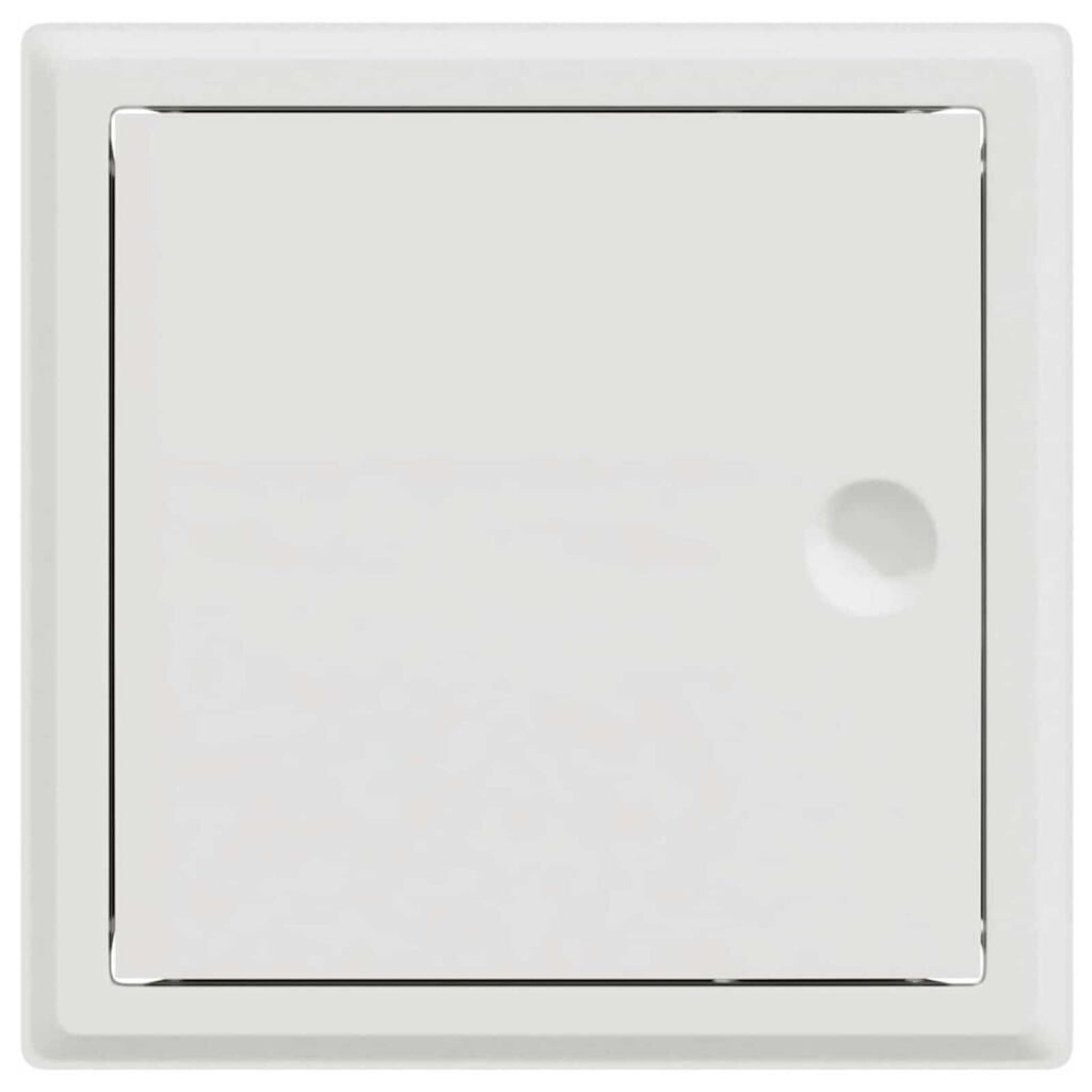 vidaXL Πάνελ Πρόσβασης 2 pcs Λευκό 20 x 20 cm Ατσάλι