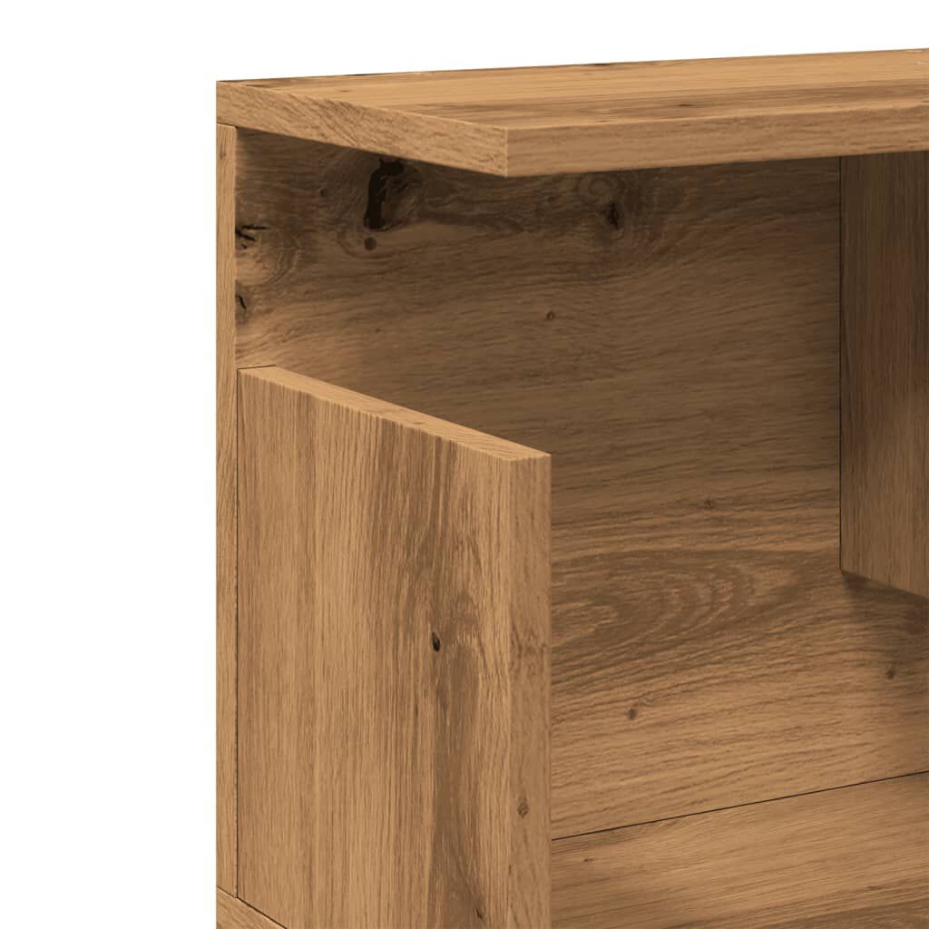 vidaXL Ντουλάπι Τοίχου Αρτισιανή Δρυς 80x20x30 εκ. Επεξεργασμένο Ξύλο