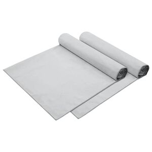 vidaXL Πετσέτες ξαπλώστρας 2 pcs Γκρι 210 x 75 cm