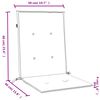 vidaXL Μαξιλάρια Καρέκλας με Πλάτη 2 τεμ. Taupe 100x50x4 εκ. Ύφασμα