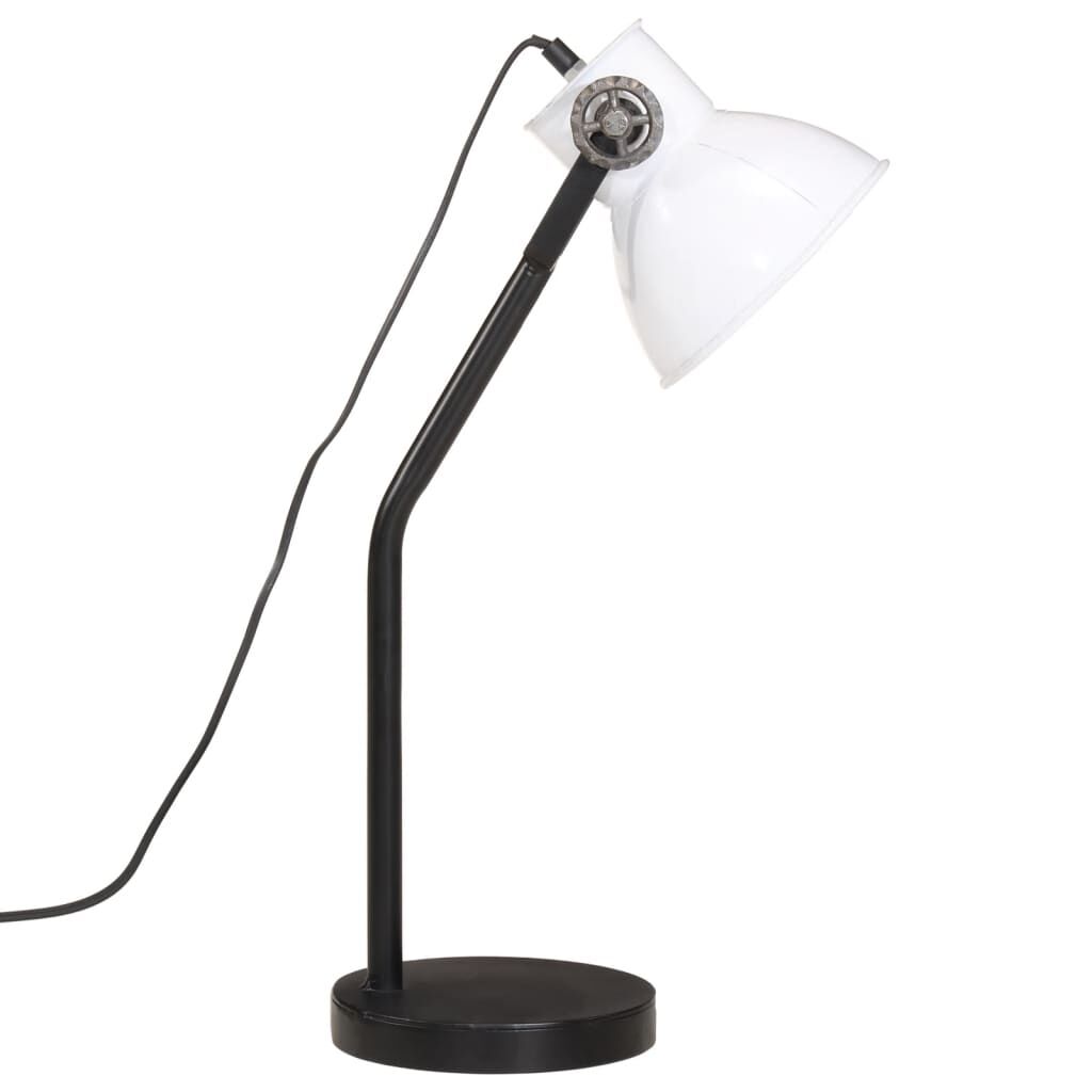 vidaXL Φωτιστικό Γραφείου 25 W Λευκό 17x17x60 εκ. Ε27