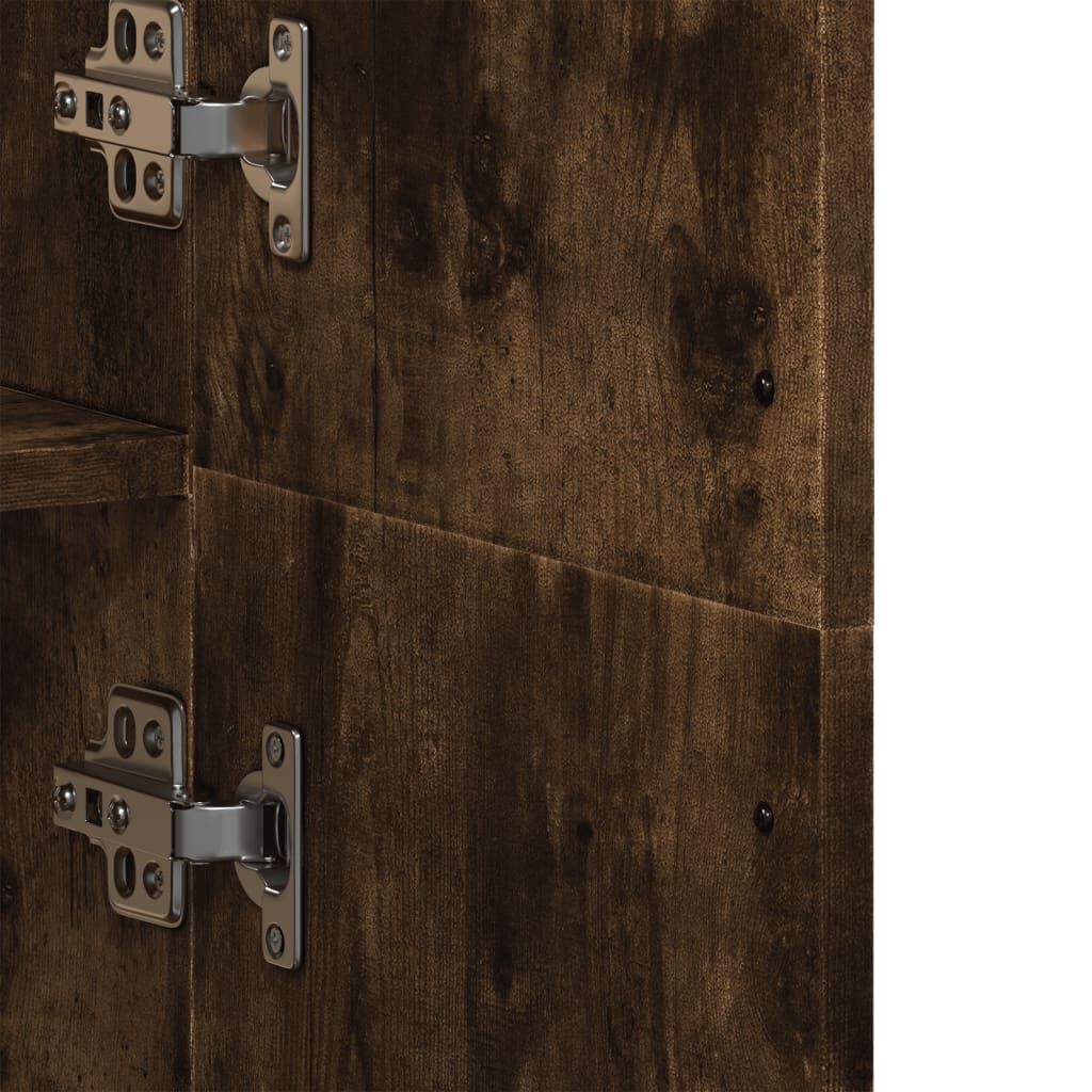 vidaXL Ντουλάπα Καπνιστή Δρυς 70x35x180 εκ. από Επεξεργασμένο Ξύλο