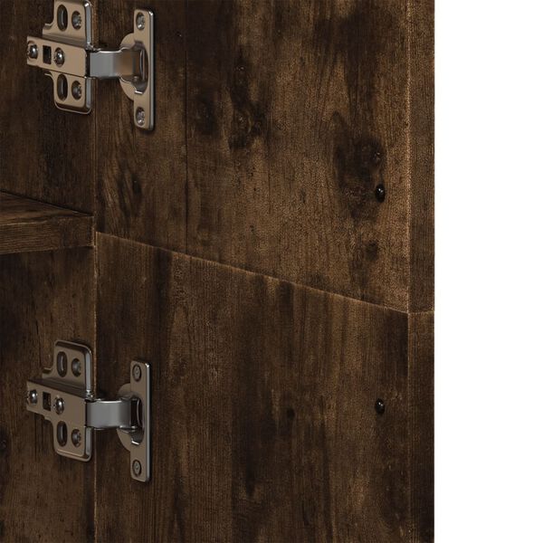 vidaXL Ντουλάπα Καπνιστή Δρυς 70x35x180 εκ. από Επεξεργασμένο Ξύλο