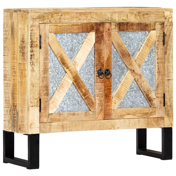 vidaXL Ντουλάπι 80 x 30 x 76 εκ. από Μασίφ Ξύλο Μάνγκο