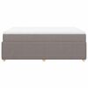 vidaXL &Kappa;&rho;&epsilon;&beta;ά&tau;&iota; Boxspring &mu;&epsilon; &Sigma;&tau;&rho;ώ&mu;&alpha; Taupe 140x200 &epsilon;&kappa;. &Upsilon;&phi;&alpha;&sigma;&mu;ά&tau;&iota;&nu;&omicron;