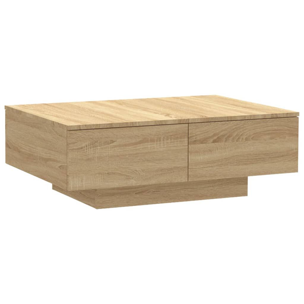 vidaXL Τραπεζάκι Σαλονιού Sonoma Δρυς 90 x 60 x 31 εκ. από Επεξ. Ξύλο