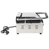 vidaXL Τοστιέρα Ραβδωτή Panini 2200 W 43 x 30,5 x 20 εκ.