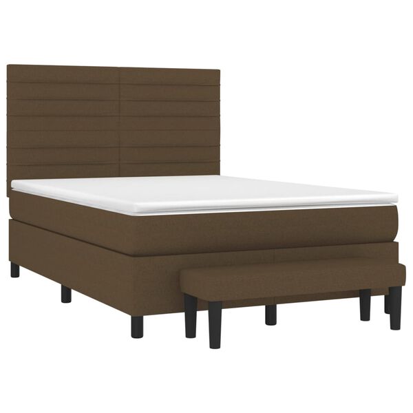 vidaXL &Kappa;&rho;&epsilon;&beta;ά&tau;&iota; Boxspring &mu;&epsilon; &Sigma;&tau;&rho;ώ&mu;&alpha; &Sigma;&kappa;&omicron;ύ&rho;&omicron; &Kappa;&alpha;&phi;έ 140x190 &epsilon;&kappa;. &Upsilon;&phi;&alpha;&sigma;&mu;ά&tau;&iota;&nu;&omicron;