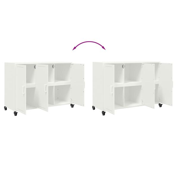 vidaXL Ντουλάπι Ροζ 100,5x39x72 εκ. από Χάλυβα