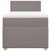 vidaXL &Kappa;&rho;&epsilon;&beta;ά&tau;&iota; Boxspring &mu;&epsilon; &Sigma;&tau;&rho;ώ&mu;&alpha; Taupe 80x200 &epsilon;&kappa;. &Upsilon;&phi;&alpha;&sigma;&mu;ά&tau;&iota;&nu;&omicron;