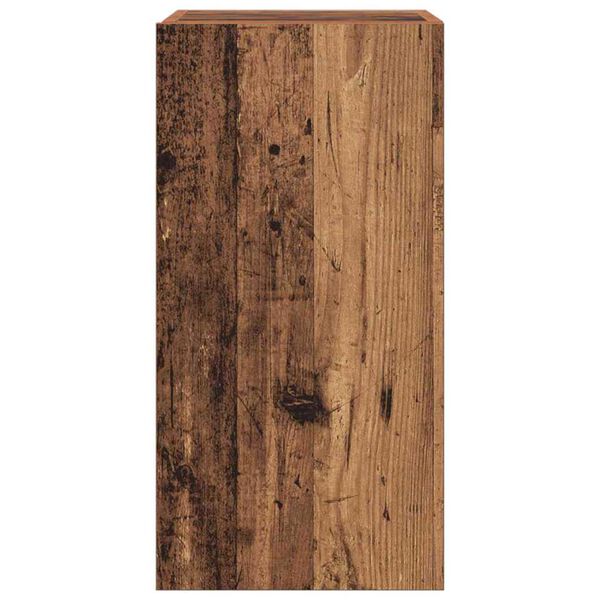 vidaXL Σετ επίπλου τηλεόρασης 4 pcs Παλαιό ξύλο 160 x 30 x 30 εκ.