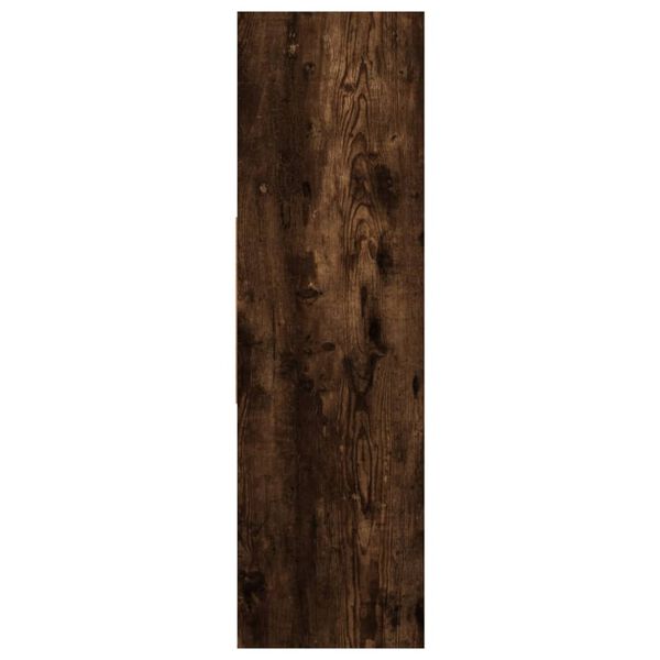 vidaXL Βιβλιοθήκη Καπνιστή Δρυς 97,5x29,5x100 εκ. Επεξεργασμένο Ξύλο