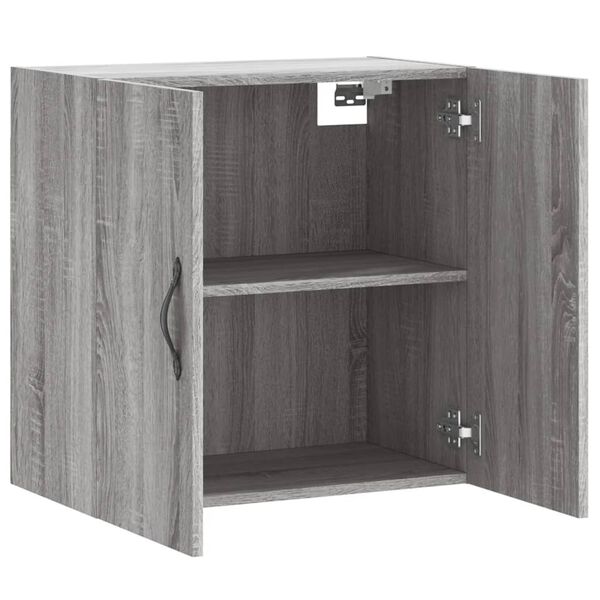 vidaXL Ντουλάπι Τοίχου Γκρι Sonoma 60x31x60 εκ. από Επεξεργασμένο Ξύλο