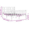 vidaXL Σκελετός Κρεβατιού Χωρίς Στρώμα 120x200 εκ Μασίφ Ξύλο Πεύκου