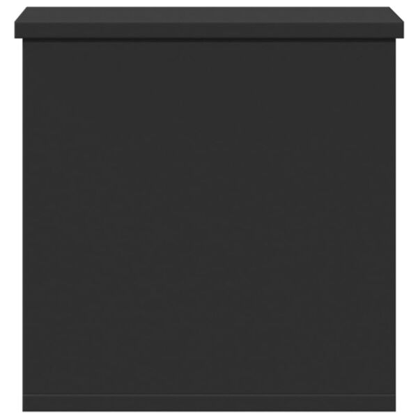 vidaXL Κουτί Αποθήκευσης Μαύρο 30x35x35 εκ. Επεξεργασμένο Ξύλο