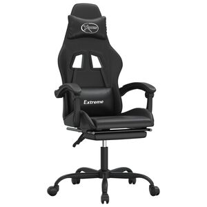 vidaXL &Kappa;&alpha;&rho;έ&kappa;&lambda;&alpha; Gaming &Mu;&alpha;&sigma;ά&zeta; &Upsilon;&pi;&omicron;&pi;ό&delta;&iota;&omicron; &Mu;&alpha;ύ&rho;&omicron; &alpha;&pi;ό &Sigma;&upsilon;&nu;&theta;&epsilon;&tau;&iota;&kappa;ό &Delta;έ&rho;&mu;&alpha;