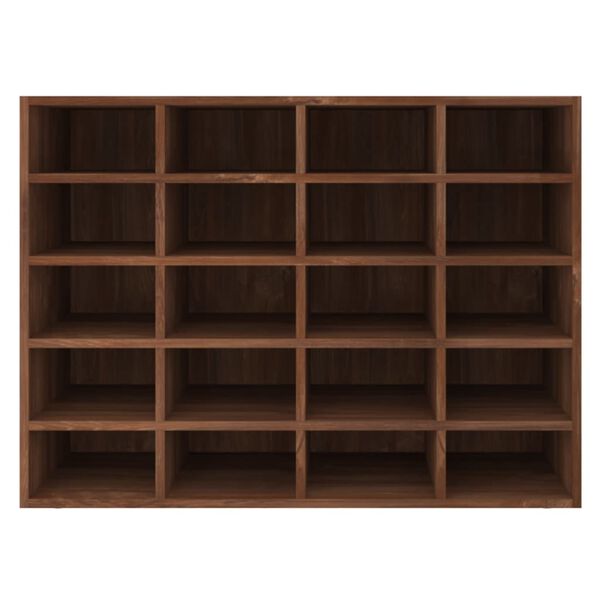 vidaXL Ραφιέρα Παπουτσιών Καφέ Δρυς 92x30x67,5 εκ. από Επεξ. Ξύλο