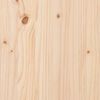 vidaXL Κρεβάτι δαπέδου Φυσικό 200 x 210 cm Μασίφ ξύλο πεύκου