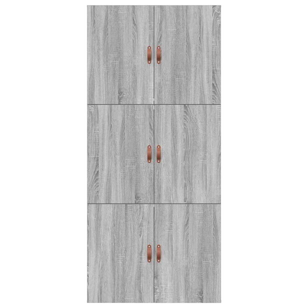 vidaXL Γκρι Σονομά Κρεβάτι Αποθήκης 75x190 cm