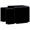 vidaXL &Sigma;&epsilon;&tau; &Tau;&rho;&alpha;&pi;έ&zeta;&iota;&alpha; &Zeta;&iota;&gamma;&kappa;ό&nu; 2 &tau;&epsilon;&mu;. &Mu;&alpha;ύ&rho;&alpha; 42x42x41,5 &epsilon;&kappa;. &Psi;&eta;&mu;έ&nu;&omicron; &Gamma;&upsilon;&alpha;&lambda;ί