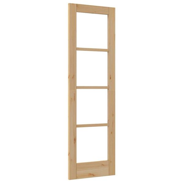 vidaXL Εσωτερική Πόρτα με Γυαλί ORKDAL Καφέ 61 x 198.5 εκ.