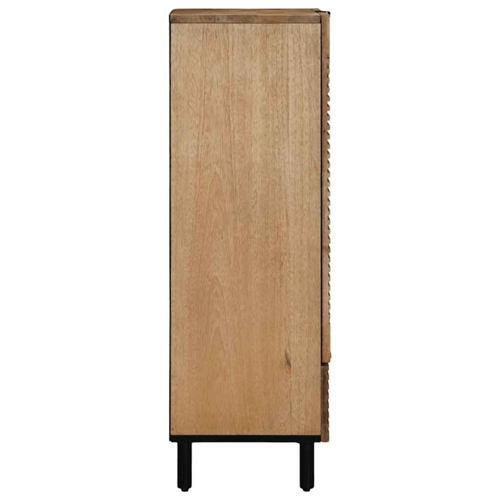 vidaXL Highboard καφέ 60x33x100 cm μασίφ ξύλο Mango