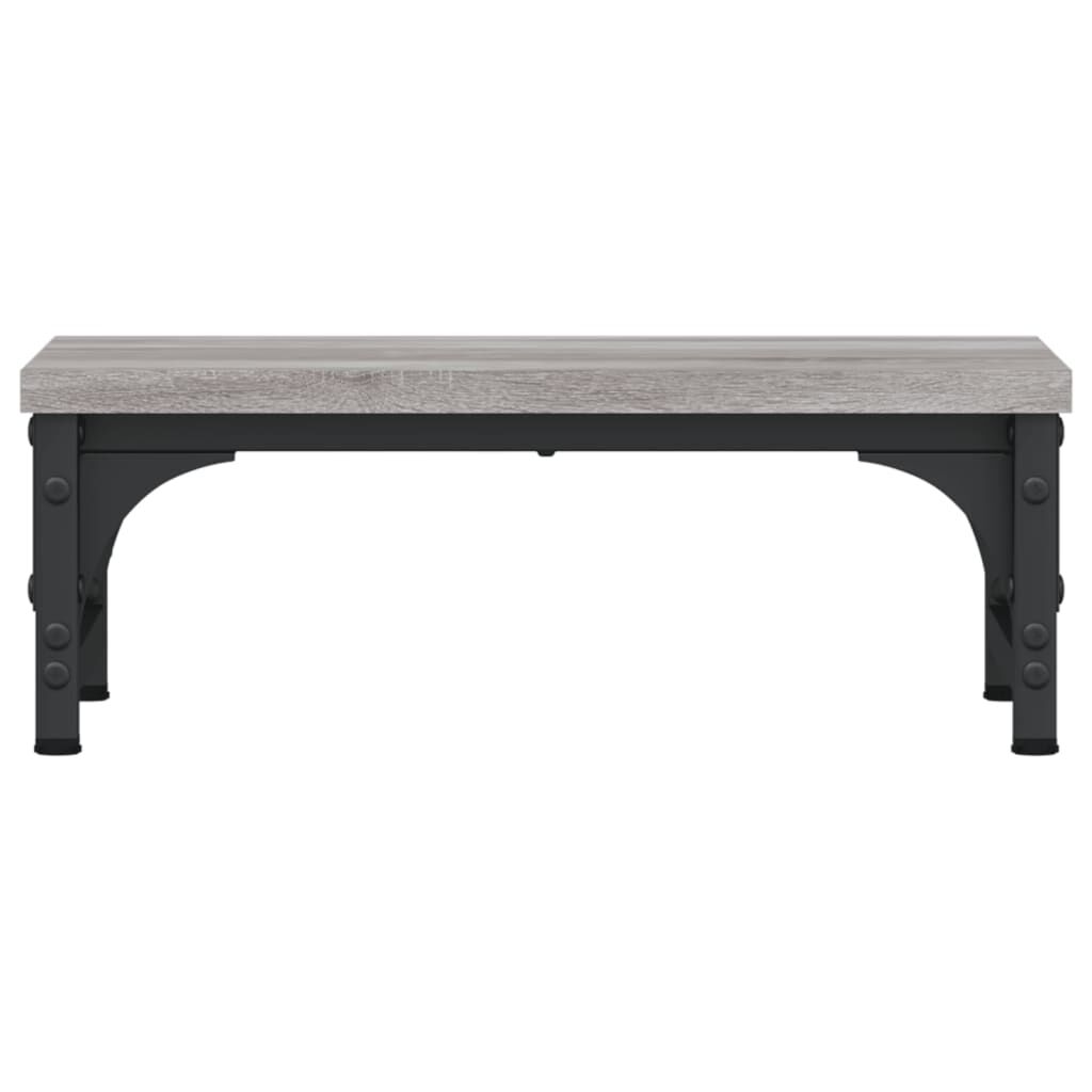 vidaXL Βάση Οθόνης Γκρι Sonoma 37x23x14 εκ. από Επεξεργασμένο Ξύλο
