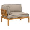 vidaXL &Sigma;&epsilon;&tau; &Kappa;&alpha;&nu;&alpha;&pi;έ Taupe 133 x 92 x 69 &epsilon;&kappa;. &Sigma;&tau;&epsilon;&rho;&epsilon;ό &Xi;ύ&lambda;&omicron; &Alpha;&kappa;&alpha;&kappa;ί&alpha;&sigmaf;