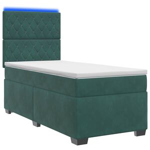 vidaXL &Kappa;&rho;&epsilon;&beta;ά&tau;&iota; box spring &mu;&epsilon; &sigma;&tau;&rho;ώ&mu;&alpha; &Sigma;&kappa;&omicron;ύ&rho;&omicron; &Pi;&rho;ά&sigma;&iota;&nu;&omicron; 100 x 200 cm