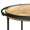 vidaXL Βοηθητικό Τραπέζι Ø55x83 εκ. από Μασίφ Ξύλο Μάνγκο