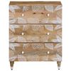 vidaXL Sideboard 60x33,5x75 cm &mu;&alpha;&sigma;ί&phi; &xi;ύ&lambda;&omicron; Mango