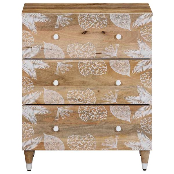 vidaXL Sideboard 60x33,5x75 cm &mu;&alpha;&sigma;ί&phi; &xi;ύ&lambda;&omicron; Mango