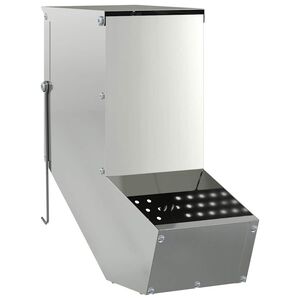 vidaXL Ταΐστρα Χαμστεριών Ασημί 12,5 x 26 x 28,5 εκ