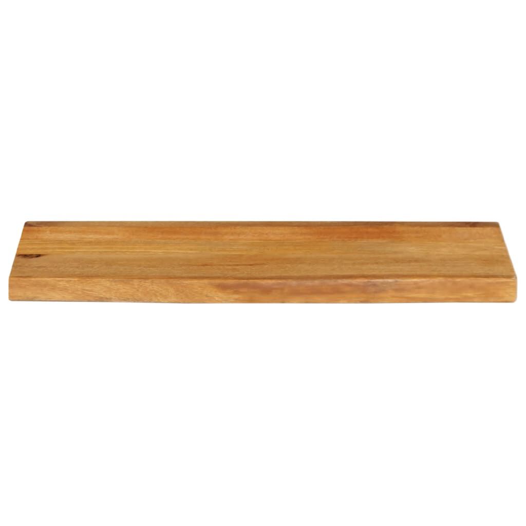 vidaXL Επιφάνεια Τραπεζιού 70x20x3,8 εκ. Live Edge Μασίφ Ξύλο Μάνγκο