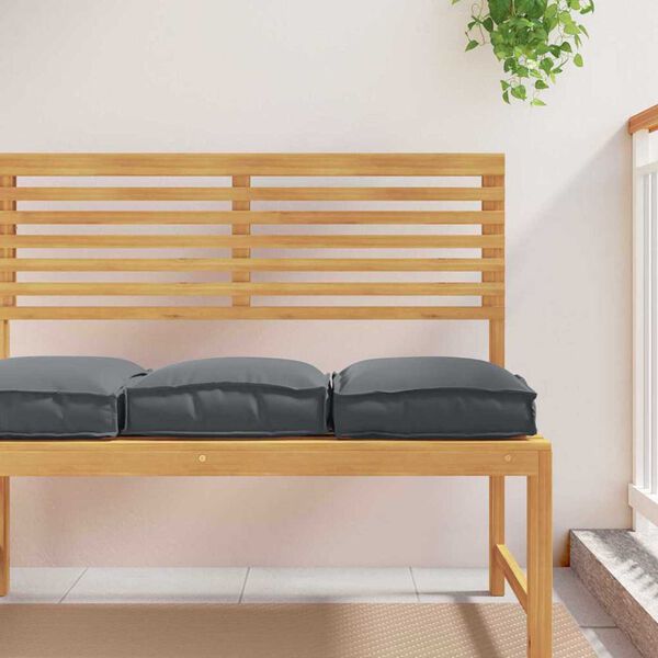 vidaXL Μαξιλάρι παλέτας για κάθισμα 4 pcs Ανθρακί 40 x 40 x 8 εκ.