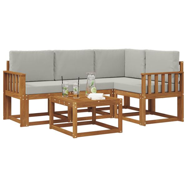 vidaXL &Sigma;&epsilon;&iota;&rho;ά &Kappa;&alpha;&nu;&alpha;&pi;έ &Epsilon;&xi;&omega;&tau;&epsilon;&rho;&iota;&kappa;&omicron;ύ 5 pcs &Phi;&upsilon;&sigma;&iota;&kappa;ό &kappa;&alpha;&iota; &Alpha;&nu;&omicron;&iota;&chi;&tau;ό &Gamma;&kappa;&rho;&iota;