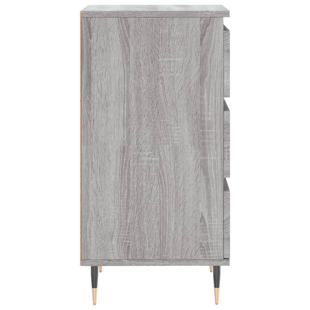 vidaXL Συρταριέρα Γκρι Sonoma 40 x 35 x 70 εκ. από Επεξεργασμένο Ξύλο