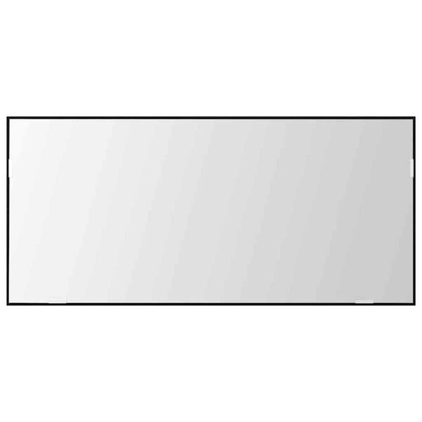 vidaXL Καθρέφτης με φώτα λωρίδας LED Επιτοίχιο Μαύρη δρυς 80 x 37 εκ.