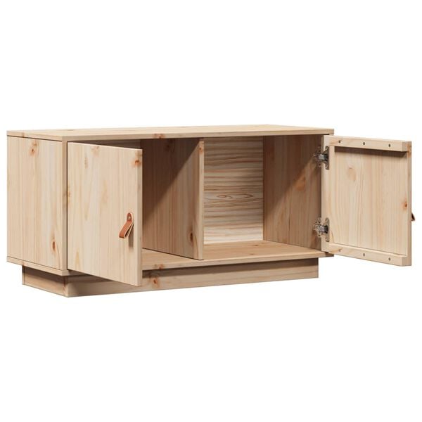 vidaXL Έπιπλο Τηλεόρασης 80 x 34 x 40 εκ. από Μασίφ Ξύλο Πεύκου