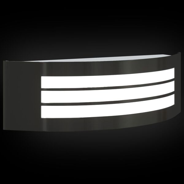 vidaXL Εξωτερικά Φωτιστικά Τοίχου 2 pcs Μαύρο 32 x 10 x 10 εκ