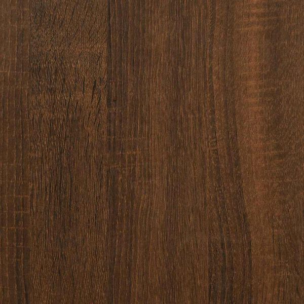 vidaXL Ντουλάπι Μπάνιου Καφέ Δρυς 80 x 33 x 60 εκ. Επεξεργασμένο Ξύλο