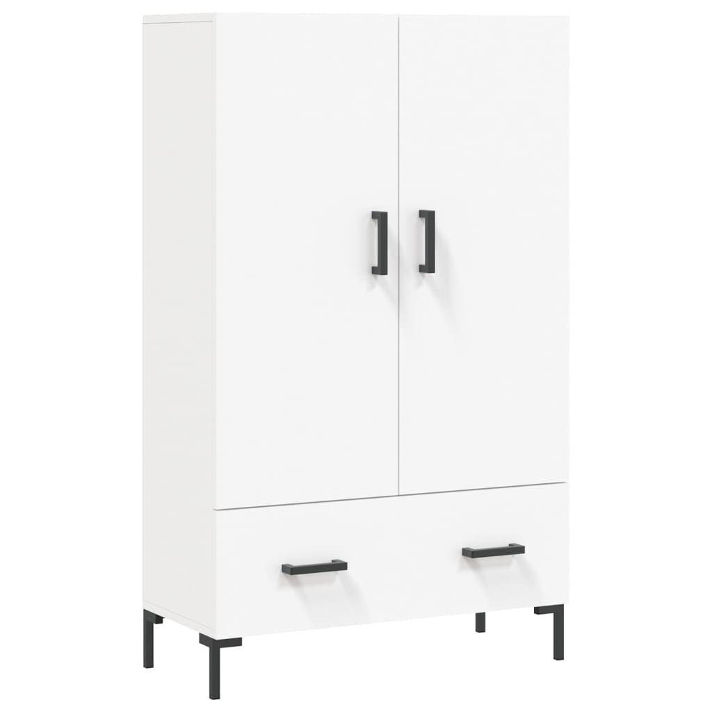 vidaXL Ντουλάπα Λευκή 69,5 x 31 x 115 εκ. από Επεξεργασμένο Ξύλο