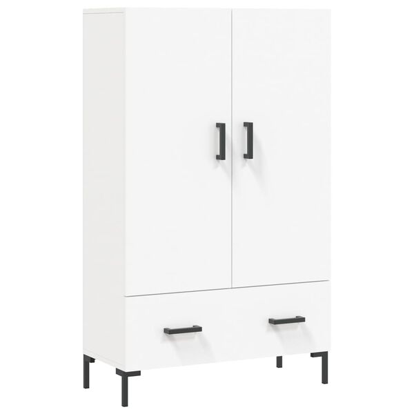vidaXL Ντουλάπα Λευκή 69,5 x 31 x 115 εκ. από Επεξεργασμένο Ξύλο